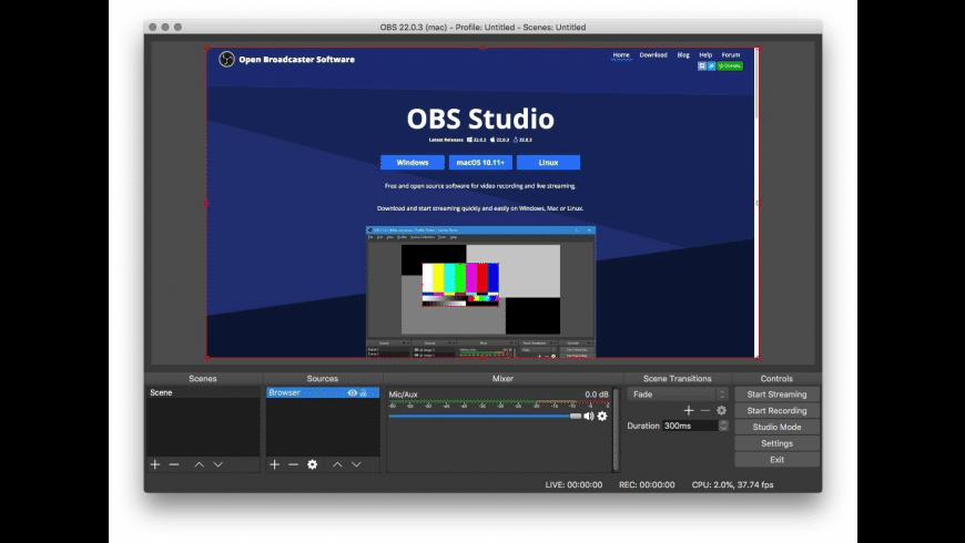 How to download obs studio on mac